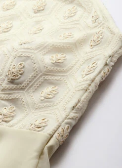 Off White Embroidered Floor Length Gown Festive Wear -C Bazaar Shop Off White Embroidered Floor Length Gown IWBS01911745 rrc1