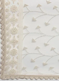 Off White Embroidered Long Blouse Lehenga Festive Wear -C Bazaar Shop Off White Embroidered Long Blouse Lehenga GHBS02007388 rrc3