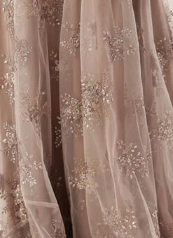 Off White Net Full Circular Skirt Party Wear -C Bazaar Shop Off White Net Full Circular Skirt WBBS02306463 rrc4