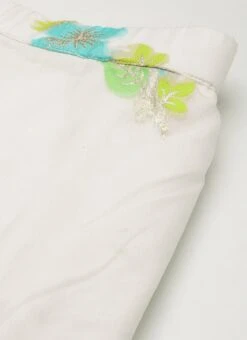 Off White Organza Jacquard Skirt N Top Festive Wear 13 Off White Organza Jacquard Skirt N Top Festive Wear -C Bazaar Shop Off White Organza Jacquard Skirt N Top IWBS02206236 rrc2