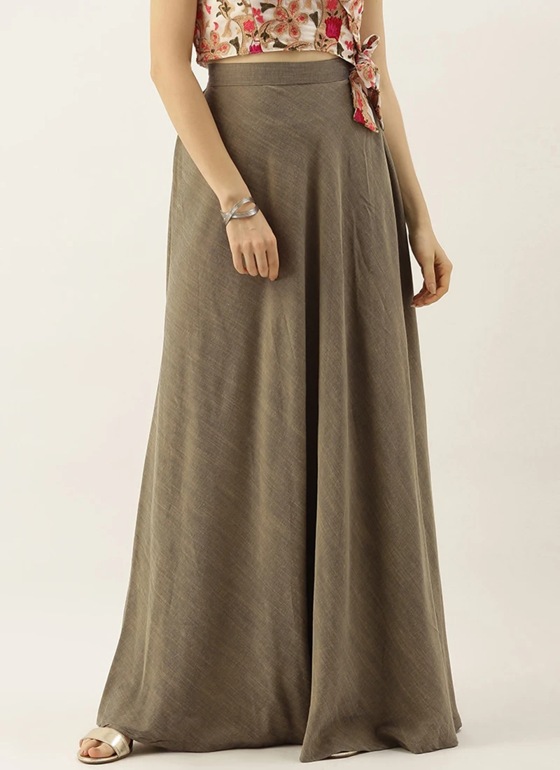 Olive Green Viscose Skirt After Six Wear 3 Olive Green Viscose Skirt After Six Wear - Image 3