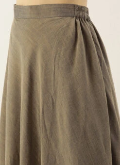 Olive Green Viscose Skirt After Six Wear 12 Olive Green Viscose Skirt After Six Wear -C Bazaar Shop Olive Green Viscose Skirt WBBS02306477 rrc1