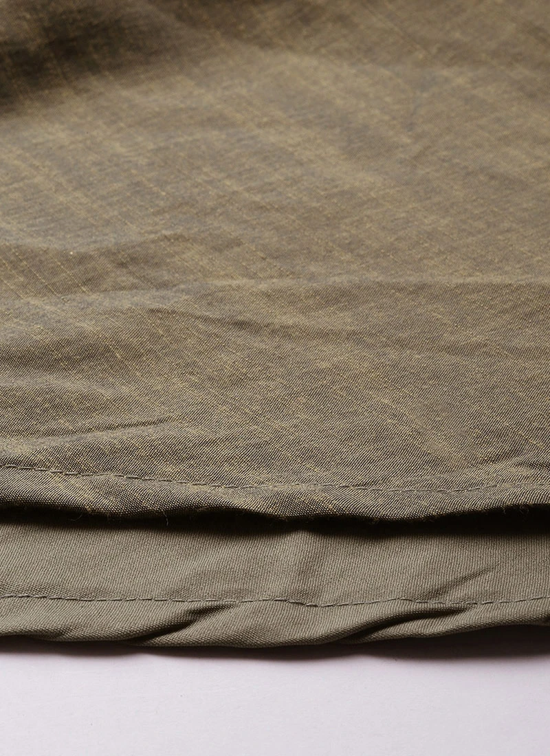 Olive Green Viscose Skirt After Six Wear 7 Olive Green Viscose Skirt After Six Wear - Image 7