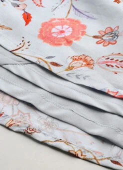 Skirt From Pale Blue Lily Art Silk Printed Skirt Set After Six Wear -C Bazaar Shop Pale Blue Lily Art Silk Printed Skirt Set IWBS02302383 rrc4