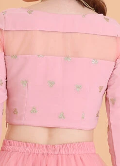 Dupatta From Peach Embroidered Georgette Lehenga Set After Six Wear 13 Dupatta From Peach Embroidered Georgette Lehenga Set After Six Wear -C Bazaar Shop Peach Embroidered Georgette Lehenga Set GHBS02211214 rrc2