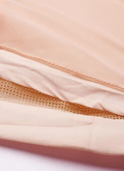 Peach Embroidered One Shoulder Ruffle Gown Party Wear -C Bazaar Shop Peach Embroidered One Shoulder Ruffle Gown IWBS02204750 rrc1