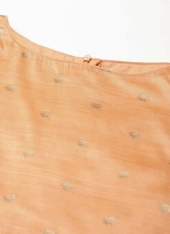 Top From Peach Jacquard N Cream Net Sharara Suit Set After Six Wear -C Bazaar Shop Peach Jacquard N Cream Net Sharara Suit Set SLBS02301720 rrc1 1