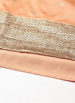 Dupatta From Peach Jacquard N Cream Net Sharara Suit Set After Six Wear -C Bazaar Shop Peach Jacquard N Cream Net Sharara Suit Set SLBS02301720 rrc4