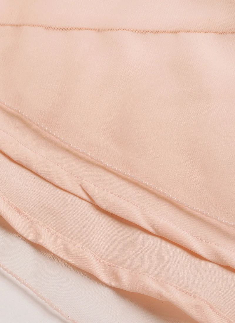 Peach Mirror Embroidered Lehenga Wedding Wear Festive Wear 8 Peach Mirror Embroidered Lehenga Wedding Wear Festive Wear - Image 8