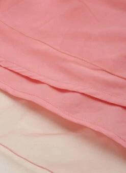 Skirt From Peach N Pink Net Embroidered Skirt Set After Six Wear -C Bazaar Shop Peach N Pink Net Embroidered Skirt Set IWBS02212524 rrc4