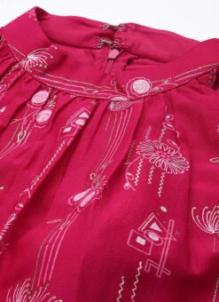 Top From Pink Art Silk Halter Neck Sharara Suit After Six Wear 12 Top From Pink Art Silk Halter Neck Sharara Suit After Six Wear -C Bazaar Shop Pink Art Silk Halter Neck Sharara Suit SLBS02305248 rrc1