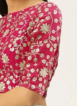 Pink Chinon Embroidered Lehenga Festive Wear -C Bazaar Shop Pink Chinon Embroidered Lehenga GHBS02309029 rrc3