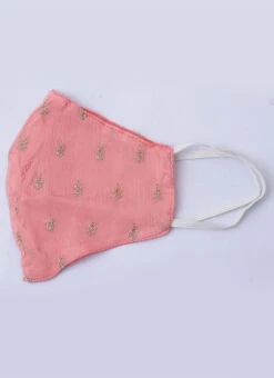 Pink Embroidered Calf Length Kurta Set After Six Wear -C Bazaar Shop Pink Embroidered Calf Length Kurta Set KSBS02007262 rrc4