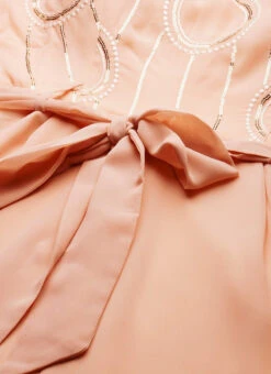 Pink Embroidered Collar Neck Jumpsuit Festive Wear -C Bazaar Shop Pink Embroidered Collar Neck Jumpsuit DRBS02201256 rrc3