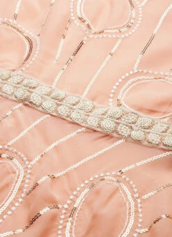 Pink Embroidered Georgette Kurti Festive Wear -C Bazaar Shop Pink Embroidered Georgette Kurti KRBS02307693 rrc1