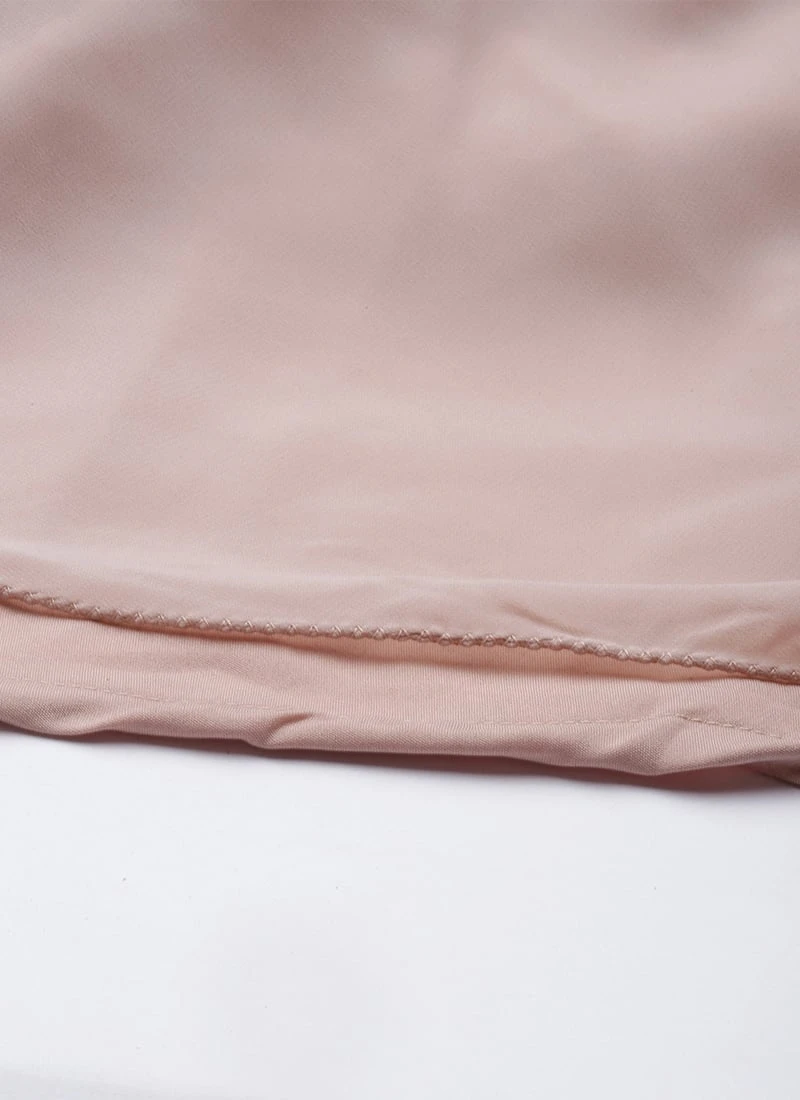 Pink Embroidered Georgette Layered Gown Festive Wear 8 Pink Embroidered Georgette Layered Gown Festive Wear - Image 8