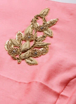 Pink Embroidered Gharara Set Festive Wear -C Bazaar Shop Pink Embroidered Gharara Set KSBS02012709 rrc1