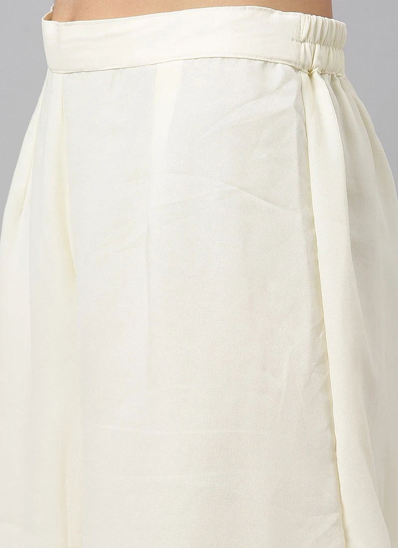 Pink Foil Calf Length Kurta Set After Six Wear 6 Pink Foil Calf Length Kurta Set After Six Wear - Image 6