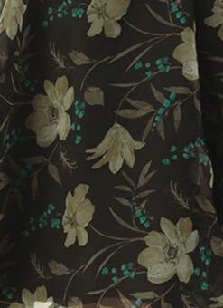 Pink Foil Organza Mini Dress Party Wear -C Bazaar Shop Pink Foil Organza Mini Dress DRBS02209617 rrc4