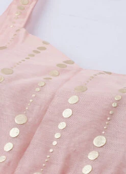 Pink Foil Printed Strap Neck Style Kurti Festive Wear -C Bazaar Shop Pink Foil Printed Strap neck Style Kurti KRBS02307676 rrc1