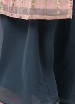 Pink Foil Printed Strap Neck Style Kurti Festive Wear -C Bazaar Shop Pink Foil Printed Strap neck Style Kurti KRBS02307676 rrc4