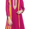 Pink Georgette Anarkali Suit After Six Wear
