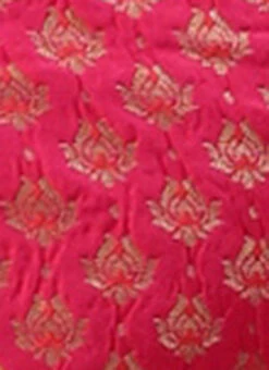 Pink Jacquard Art Silk Keyhole Style Blouse Festive Wear -C Bazaar Shop Pink Jacquard Art Silk Keyhole Style Blouse BLBS02305205 rrc3