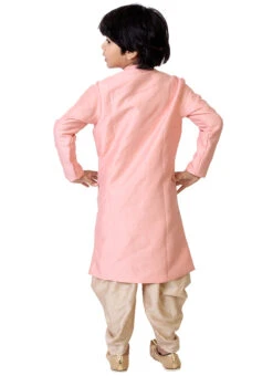 Pink N Beige Sherwani With Dhoti Pants Wedding Wear 5 Pink N Beige Sherwani With Dhoti Pants Wedding Wear -C Bazaar Shop Pink N Beige Sherwani With Dhoti Pants KDBSHBS02007321 b