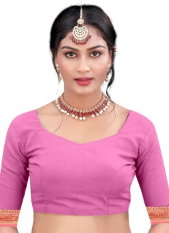 Pink N Red Color Woven Work Cotton Saree Festive Wear -C Bazaar Shop Pink N Red Color Woven Work Cotton Saree SASSTSKTSKR18579G b