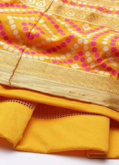 Pink N Yellow Art Silk Kali Lehenga Set Festive Wear 15 Pink N Yellow Art Silk Kali Lehenga Set Festive Wear -C Bazaar Shop Pink N Yellow Art Silk Kali Lehenga Set GHBS02112165 rrc4