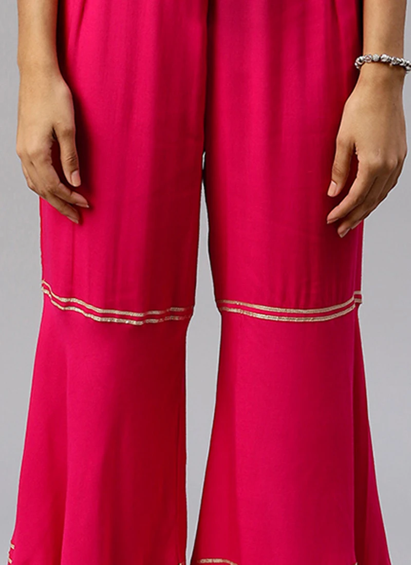 Pink Palazzo Pant After Six Wear 1 Pink Palazzo Pant After Six Wear