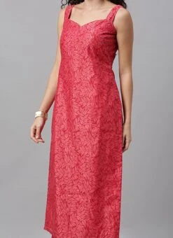 Pink Printed Kurta N Pink Palazzo Sets Festive Wear