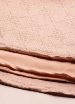 Pink Rayon High N Low Pleated Yoke Dress After Six Wear -C Bazaar Shop Pink Rayon High N Low Pleated Yoke Dress DRBS02108664 rrc4