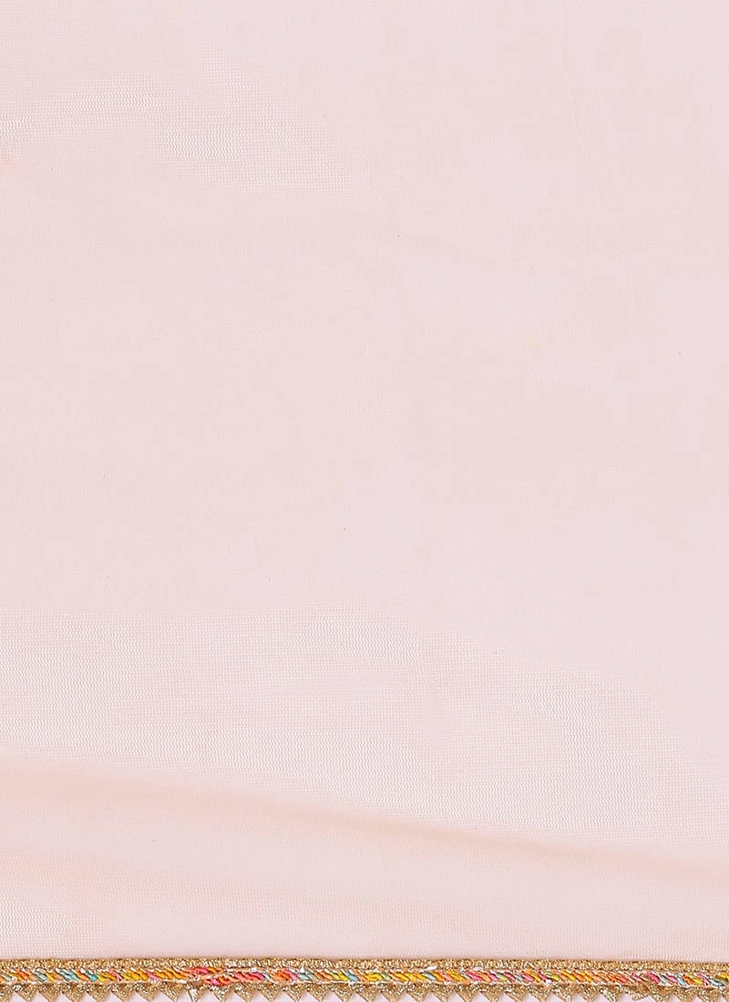 Dupatta From Pista Green N Cream Printed Sharara Set After Six Wear 8 Dupatta From Pista Green N Cream Printed Sharara Set After Six Wear - Image 8