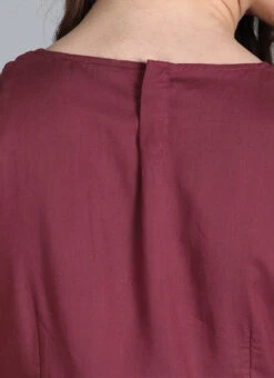 Purple Halter Neck Gown After Six Wear -C Bazaar Shop Purple TENCEL Halter Neck Gown IWBS01911438 rrc2