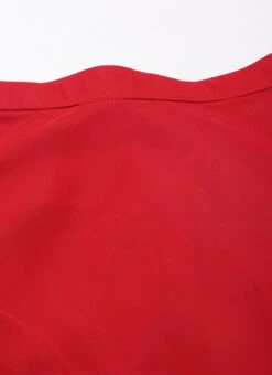 Dupatta From Red Georgette Sequins Layered Lehenga After Six Wear -C Bazaar Shop Red Georgette Sequins Layered Lehenga GHBS02209738 rrc4