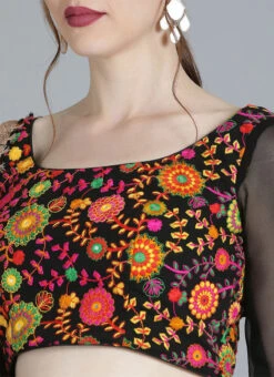 Red Multicoloured Embroidered Lehenga Party Wear -C Bazaar Shop Red Multicoloured Embroidered Lehenga GHBS01910277 rrc1