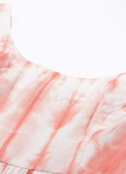 Rust Color Tie Dye Maxi Dress Festive Wear After Six Wear -C Bazaar Shop Rust Color Tie Dye Maxi Dress DRBS02202354 rrc1