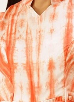 Rust Tie N Dye Cotton Collar Neck Jumpsuit After Six Wear 12 Rust Tie N Dye Cotton Collar Neck Jumpsuit After Six Wear -C Bazaar Shop Rust Tie N Dye Cotton Collar Neck Jumpsuit DRBS02202401 rrc1 1