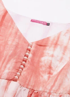 Rust Tie N Dye Dress After Six Wear -C Bazaar Shop Rust Tie N Dye Dress DRBS02202393 rrc1