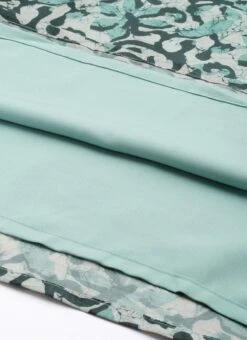 Dupatta From Sage Green Art Silk Digital Printed Top N Pant Suit After Six Wear -C Bazaar Shop Sage Green Art Silk Digital Printed Top N Pant Suit SLBS02210949 rrc3 1