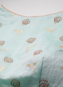 Sea Blue N Blue Boat Neck Lehenga Set Wedding Wear -C Bazaar Shop Sea Blue N Blue Boat Neck Lehenga Set GHBS02006247 rrc1