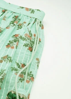 Skirt From Sea Green Digital Printed Co Ords Set After Six Wear -C Bazaar Shop Sea Green Digital Printed Co Ords Set IWBS02212582 rrc3