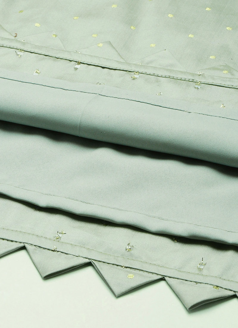 Sea Green Jacquard Kurta Festive Wear 7 Sea Green Jacquard Kurta Festive Wear - Image 7