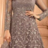 Shamita Shetty Lilac Net Sequins Embroidery Anarkali Suit Party Wear