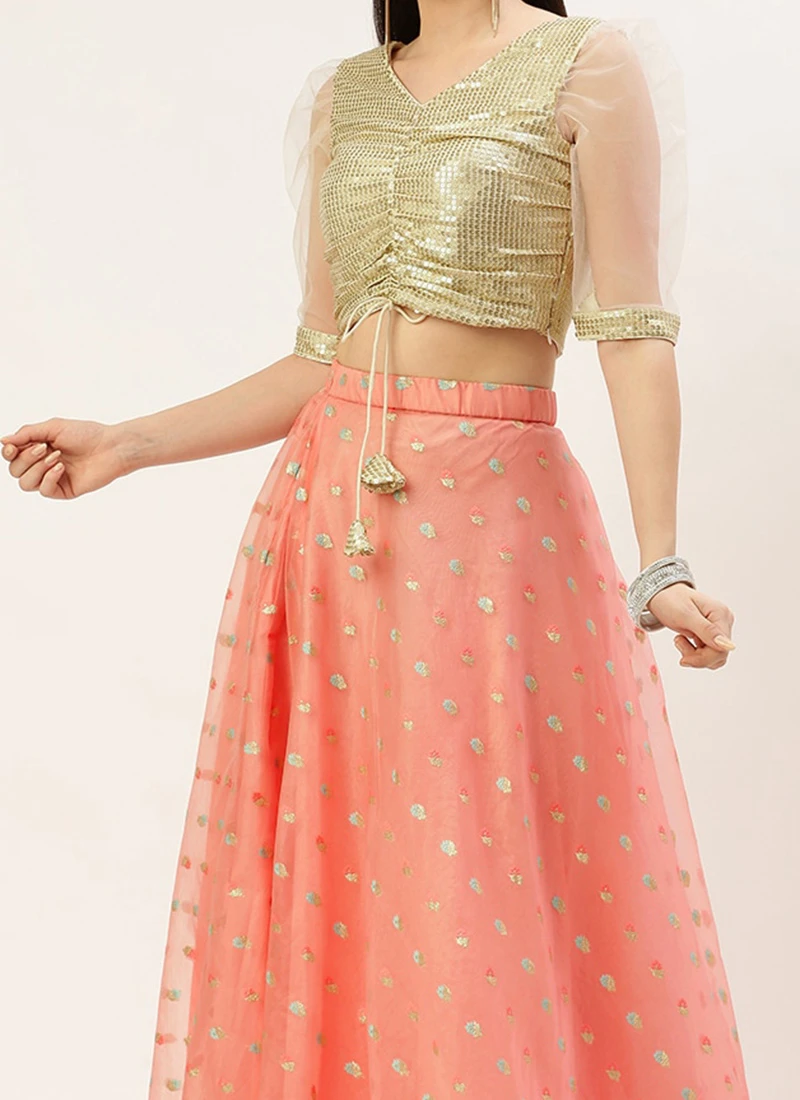 Silver Embroidered N Pink Lehenga Set Wedding Wear 1 Silver Embroidered N Pink Lehenga Set Wedding Wear