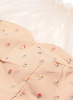 Peach Georgette Embroidered Lehenga Set Party Wear 12 Peach Georgette Embroidered Lehenga Set Party Wear -C Bazaar Shop Teal Green N Pink Georgette Embroidered Lehenga Set GHBS02210976 rrc1