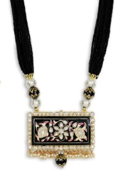 Tricolor Necklace Set Party Wear