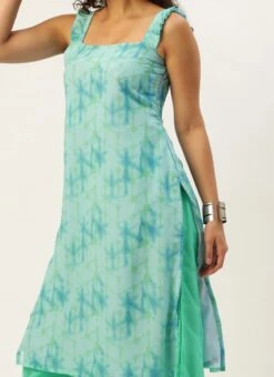 Top From Violet Net N Multicolored Printed Palazzo Suit After Six Wear