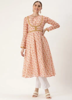 White Art Silk Digital Printed Kruta Set Festive Wear -C Bazaar Shop White Art Silk Digital Printed Kruta Set KSBS02205908 u